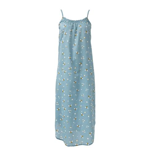 Wallace Cotton Honey Strappy Frill Nightie